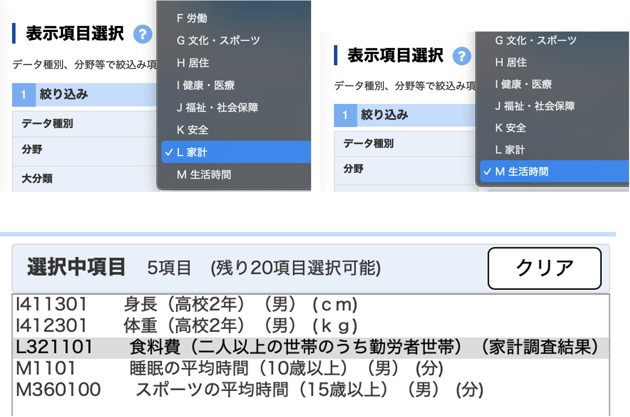 e-stat 地域